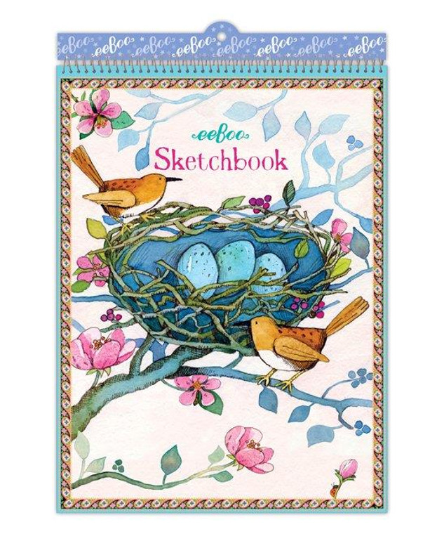 Eeboo Birds Nest Sketchbook - 689196505690