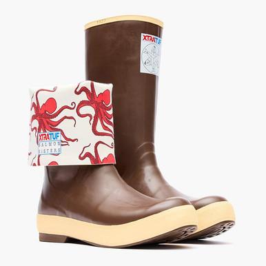 Xtratuf Women's Salmon Sisters 15 in Legacy Boot Octopus