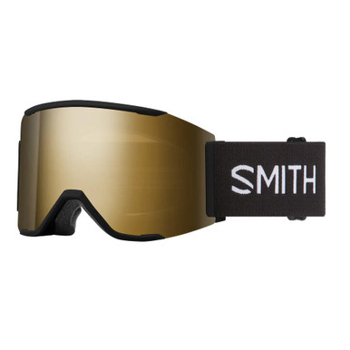 Smith Optics Squad Mag - Black | ChromaPop Sun Black Gold Mirror