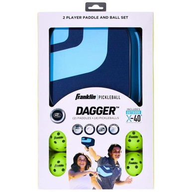 Franklin Sports Dagger 2 Player X-40 Pickleball Set - Yeager's