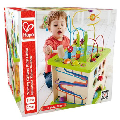 Hape International Country Critters Play Cube - Yeager's Sporting