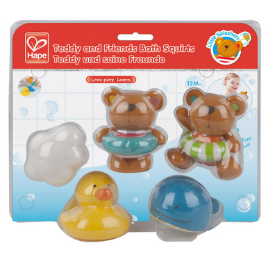 Hape International Teddy And Friends Bath Squirts - Yeager's