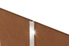 Divider Bar: 1-3/8" Width x 11/32" Height x 1/32" Thickness - Fits 1/4" - 6063-T5 Aluminum