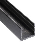 3/4 x 3/4 x 3/64 Aluminum Angle Black Anodized Finish 95