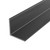 Aluminum Angle 3/4" x 3/4" x 1/20" — 6063-T5 Black Anodized — A630750050