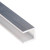 Aluminum U Channel 1/2" x 1/2" x 1/16" – Fits 3/8" – 6063-T5
