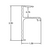 Aluminum Shelf Base Support Stiffener – Fits 3/4” Shelf – 6063-T5
