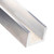 Aluminum U Channel 1" x 3/4" x 1/8" – Fits 3/4" – 6063-T5