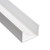 Aluminum U Channel 1-1/8" x 13/16" x 1/16" – Fits 1" – 6063-T5