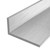 Aluminum Unequal Angle 1" x 1/2" x 1/16" — 6063-T5