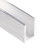 Aluminum U Channel 1/2" x 3/4" x 1/16" – Fits 3/8" – 6063-T5