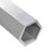 Aluminum Hex Tube 1-1/2" x 1/8" – 6061-T6