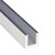 Aluminum U Channel 1/2" x 1/2" x 3/32" – Fits 5/16" – 6063-T5