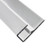Aluminum J Channel – Pinch Fit – 5/8" Reveal – Fits 9/32" – 1-1/4" x 1/16" – 6063-T5