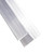 Aluminum File Hanging Rail Press Cap – Fits 1/2” – 6063-T5