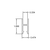 Locking Slide Track Shoe – Fits 1/4” Glass – 6063-T5