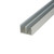 Locking Slide Track Deep Header – 7/16” Channel – 6063-T5