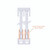 Economy Slide Track Shoe – Fits 1/4” Glass – 6063-T5