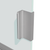 Economy Slide Track Cap Pull Tab – Fits 1/4” Glass – 6063-T5