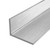 Aluminum Radiused Unequal Angle 3/4" x 1/2" x 1/20" — 1/2" Radius — 6063-T5