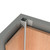 Aluminum Millwork Flanged Inside Corner Trim – 3/16" Reveal – 3/4" Panel – 6063-T5