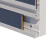 EZ Slatwall System Aluminum End Track – Top/Bottom – 6063-T5