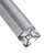 Aluminum T-Slot Extrusion 2525 (25mm x 25mm) – 6mm Slot – 6063-T5