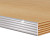 Aluminum Push-In Edge Trim – Fluted – Covers 1-1/4” – 6063-T5