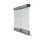 Economy Slide Track Kit – Fits 1/4” Glass – 6063-T5