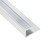 Aluminum J Cap Edge Trim – 5/16" Reveal – Fits 3/16" – 11/16" x 1/16" – 6063-T5
