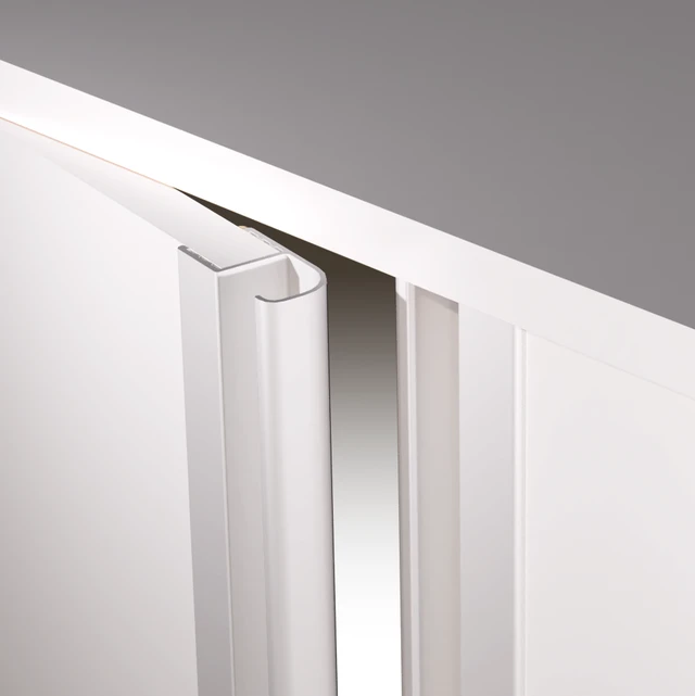 Continuous Mount Pull aluminum pull - installed
