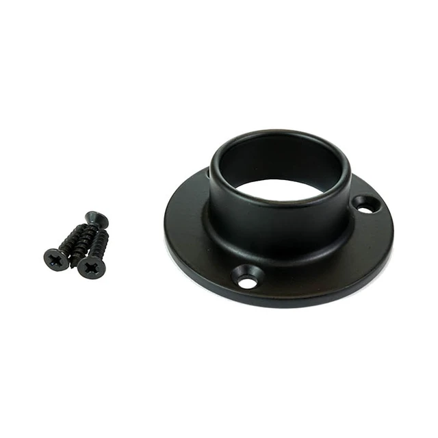 Closed Round Closet Rod Bracket - product