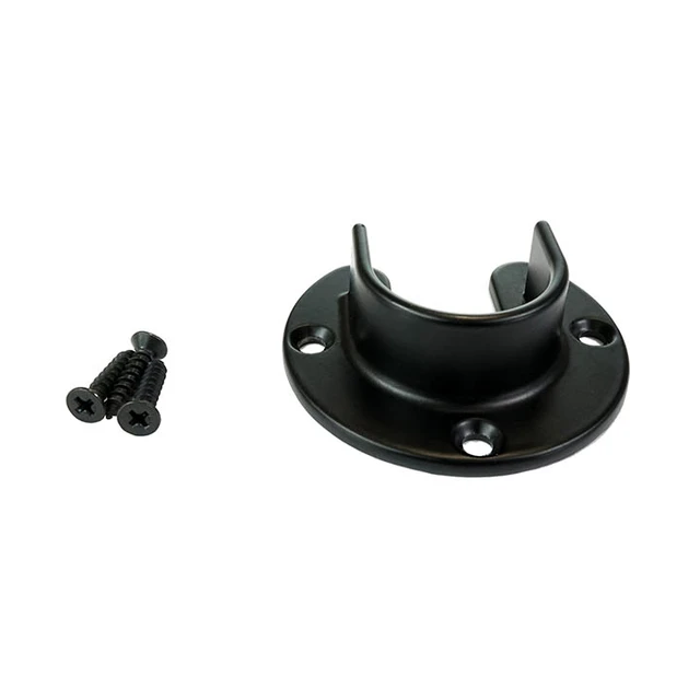 Open Round Closet Rod Bracket - product