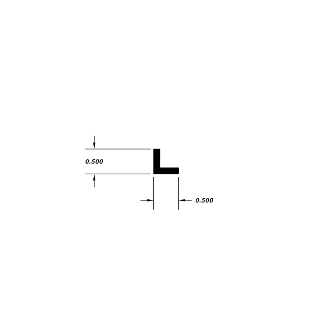 File Rail Mount Angle - dimension drawing