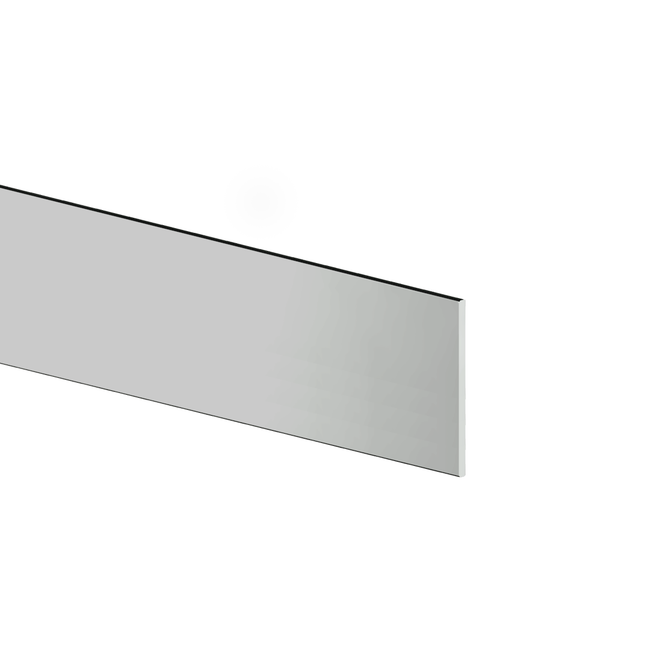 Illustration of Aluminum Flat Bar 1/16" x 2" FB6300632000-144BA in Black Anodized Finish