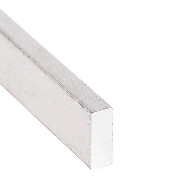 Flat Bar: 3/16" Thickness x  1" Width, 99" Length, Mill Finish, FB6301881000
