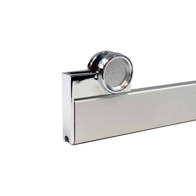 Locking Slide Track Finger Pull Chrome