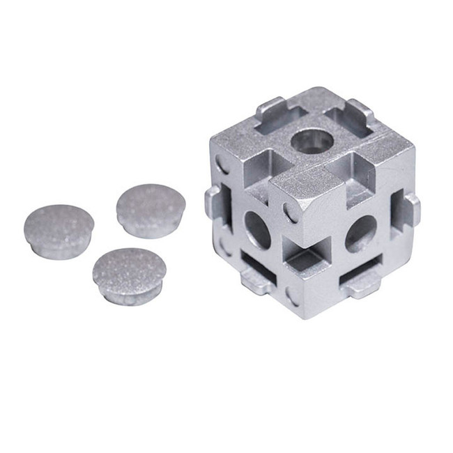 T-Slot - Accessory: 3D Connector Cube - 3-Way 90° Angle Set