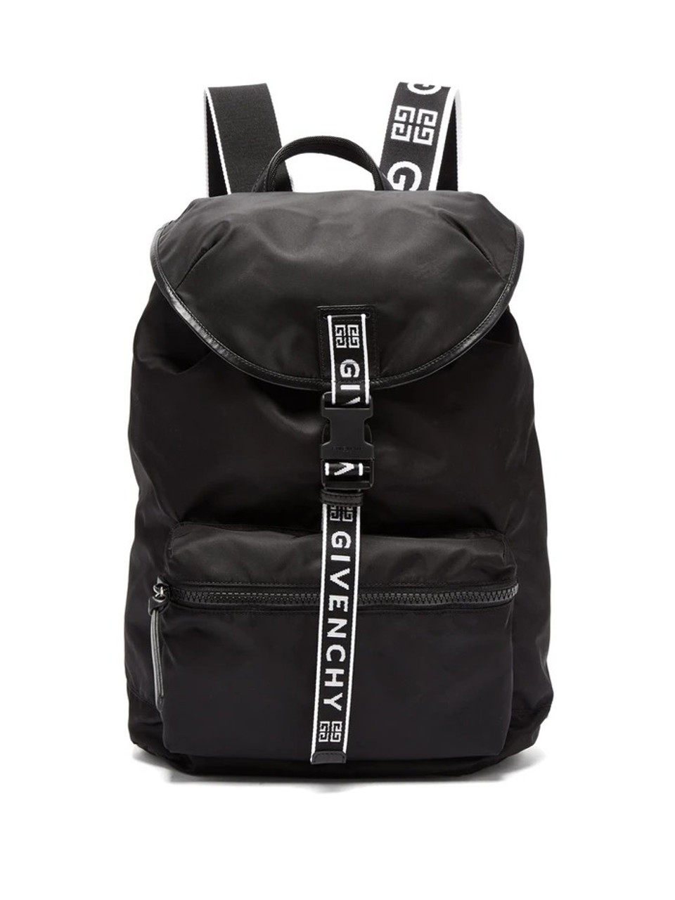 GIVENCHY LIGHT 3 LEATHER TRIMMED NYLON BACKPACK