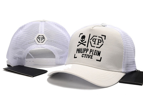 Philipp Plein Skull Logo Embroidered Baseball Cap Hat Snapback One Size 5093