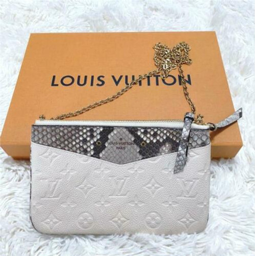 Louis Vuitton Crossbody Bag Double Zip Pochette N96322 Shoulder Purse Monogram