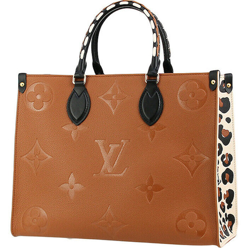 Louis Vuitton Onthego MM Tote Bag M58521 Wild At Heart Monogram Leopard Auth New