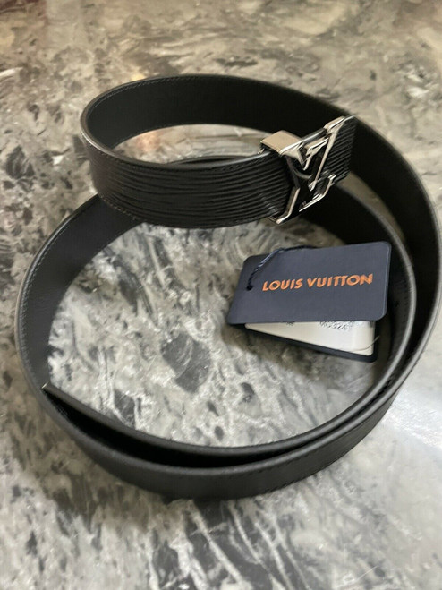 BNWT And Receipt Louis Vuitton Black Epi Leather Reversible Belt 95cm