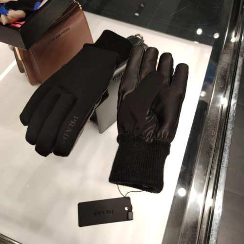 Prada black gloves
