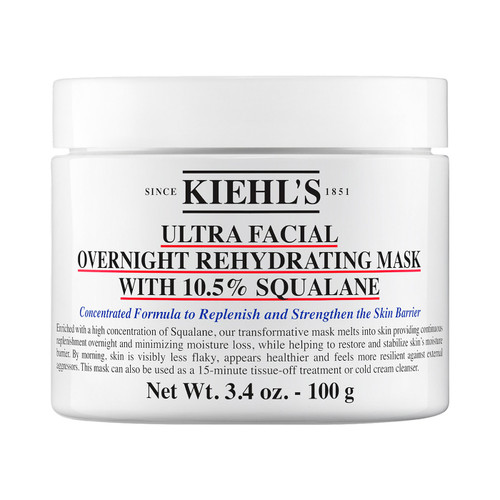 Kiehl's Since 1851 Ultra Facial Overnight Hydrating Face Mask with 10.5% Squalane 3.4 oz 100 mL