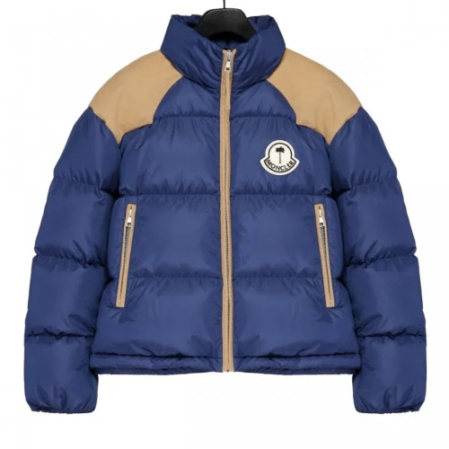Moncler ? Palm Angels NAVY LOGO DOWN JACKET NEW!