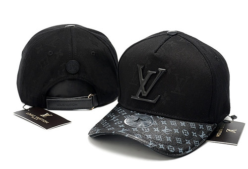 2022 New Louis Vuitton Cap Monogram Hat Brown Men's Authentic(Black)