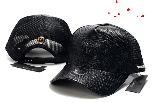 New Fashion 2022 Versace Medusa Baseball Cap Black