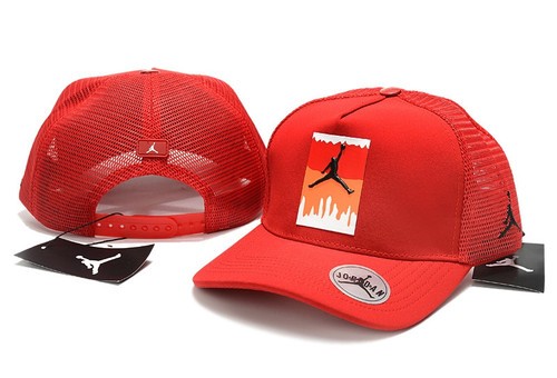 Red 2022 Unisex Unisex air jordan hat Cap with Red Logo