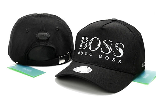 Hugo Boss Mens Black Big BOSS Logo Dat Hat Baseball Cap 23